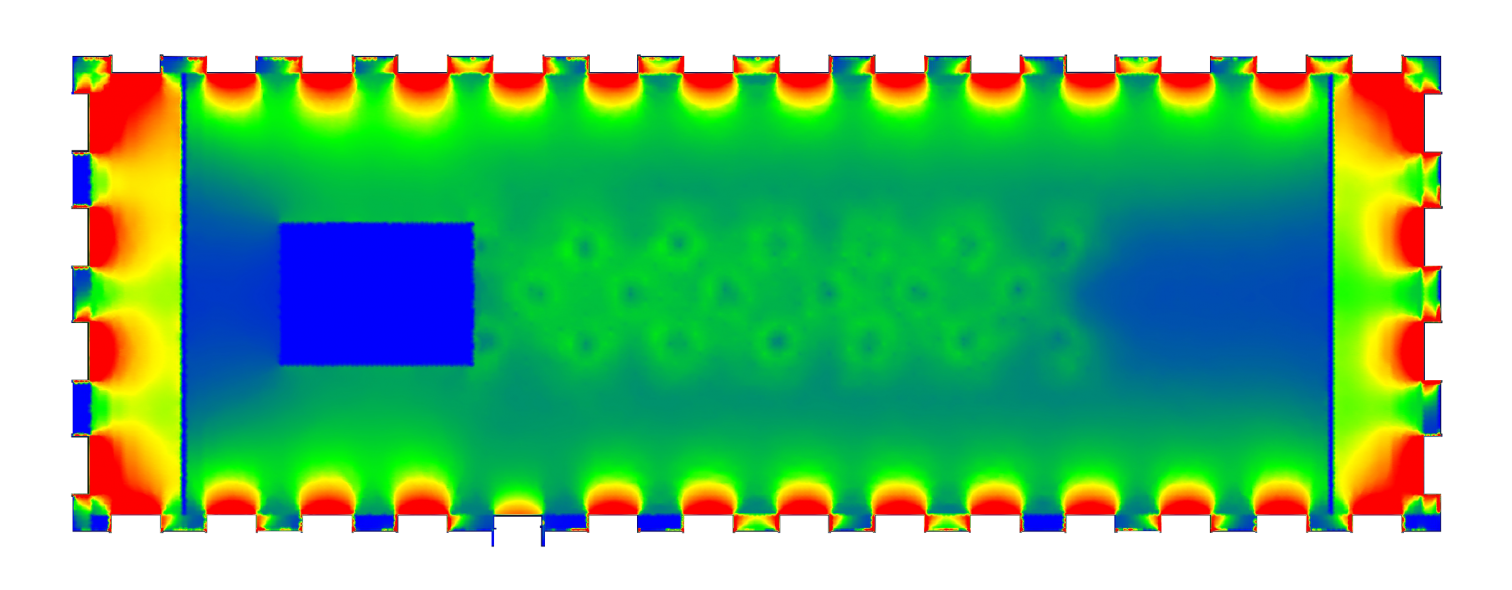 Analiza światła dziennego na rzucie