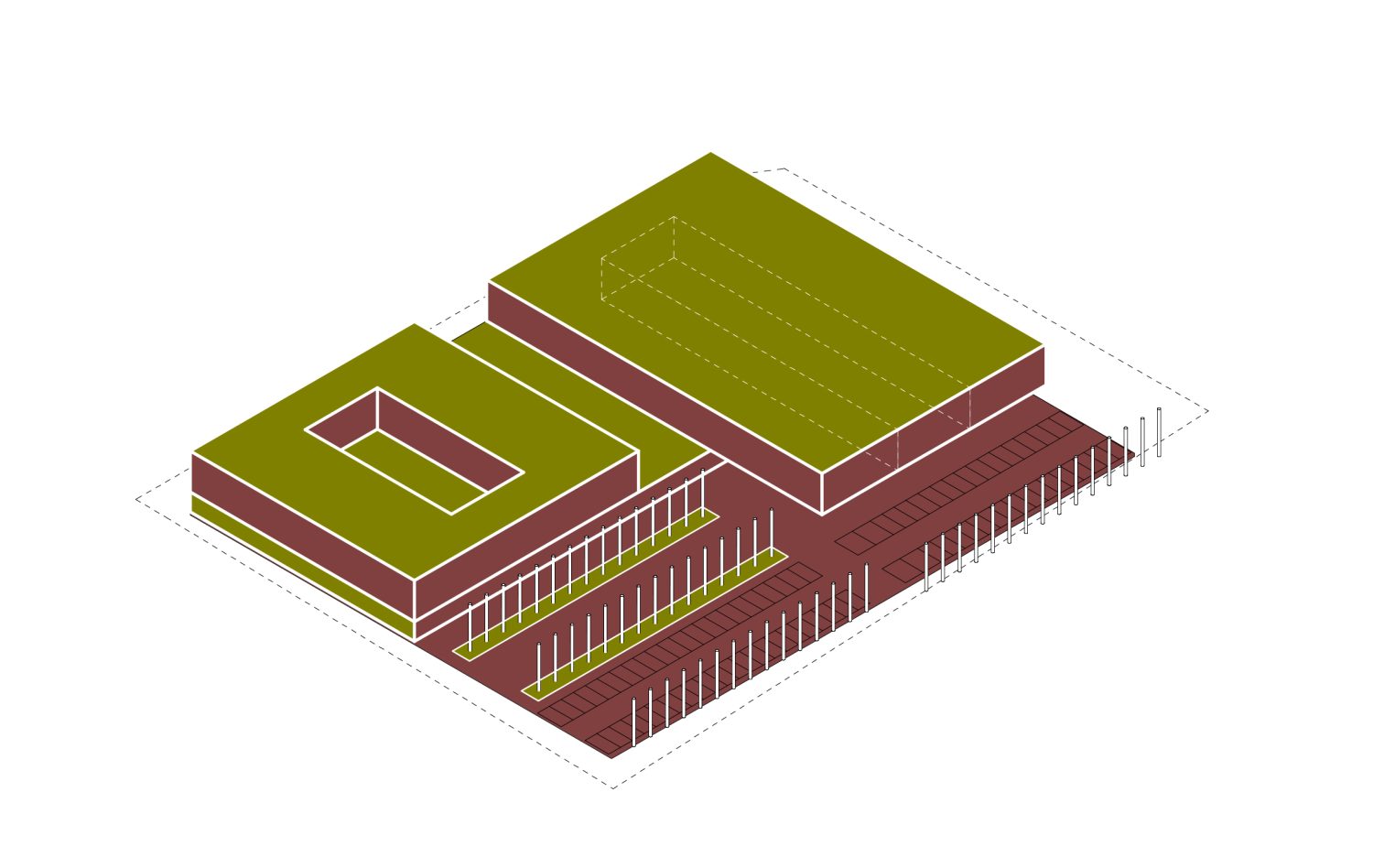 Schemat ideowy starostwo Toruń powierzchnie zielone