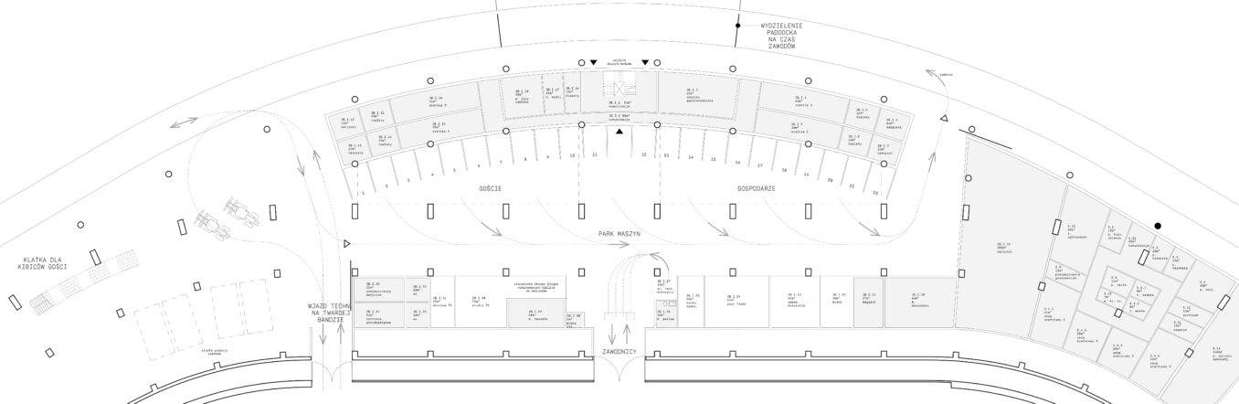 Koncepcja przebudowy stadionu żużlowego w Rybniku autorstwa TOPROJEKT