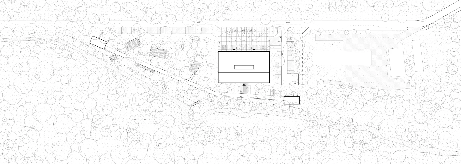 plan zagospodarowania terenu Centrum Fizjoterapii w Katowicach
